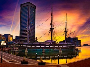 Baltimore, MD USS Constellation Canvas or Photo Paper