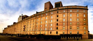 Baltimore, MD Camden Yards Warehouse Panoramic - Canvas or Photo Paper