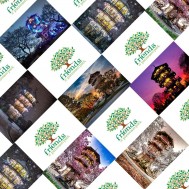 Patterson Park Photo Montage Wrapping Paper