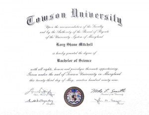 Diploma and Certificate Framing
