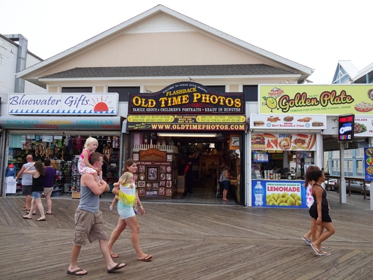 old time photos store on ocean city maryland boardwalk